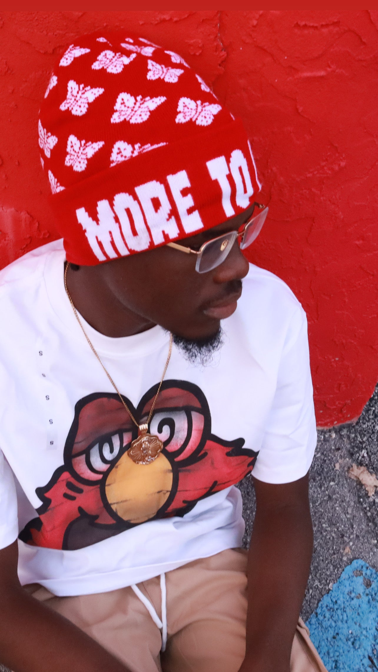 Red More To Life Beanie