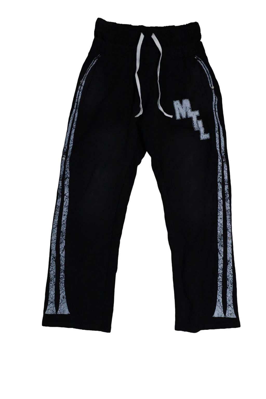 MTL Distressed Side Stripe Pants