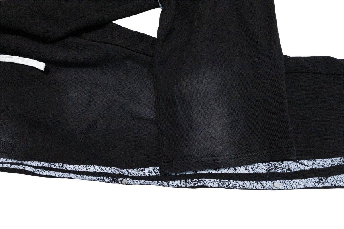 MTL Distressed Side Stripe Pants